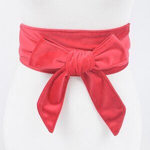 BNWT Brand New Red Velvet  Wrap Belt Obi Belt